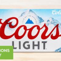 Coors Light 18Pk 12Oz Cans · 