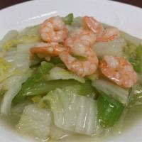 Shrimp Chow Mein / 虾炒面 · 