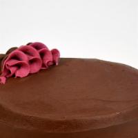 Chocolate Raspberry - 6 Inch · a moist cocoa-based cake with luscious raspberry jam filling and decadent chocolate frosting...