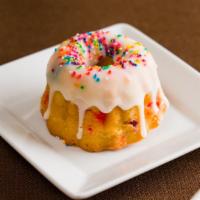 Amy Cake · a delightful little bundt cake with sprinkles inside and out