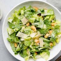 Caesar Salad · Romaine, shaved Parmesan, multigrain croutons and Caesar dressing. Add chicken for an additi...