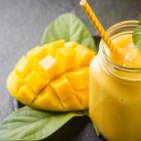 Mango Tango Smoothie · Mango, orange, apple and banana.