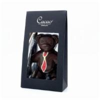 Dark Chocolate Teddy Bear - Tie · Ingredients: dark chocolate 71% Madagascar: dark chocolate (minimum cocoa solids 71%) (cocoa...
