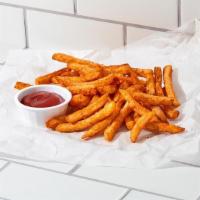 Kinda Hot Fries · Packed with the flavors of our delicious mild spice blend. Perfect texture, great flavor.