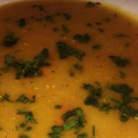 Split Pea Soup · 16oz comes with pita bread