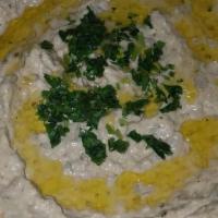 Baba Ghanoush · 8oz served with pita bread.