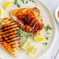 Jerk Chicken · A flavorful, traditional dish made of juicy jerk chicken, perfectly marinated and seasoned w...