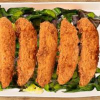 Large Veggie Fingers (5 Pc) · 5 vegetarian fingers with your choice of three sauces.