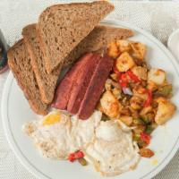 Link Sausage, Eggs & Cheese Breakfast Sandwich · 