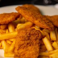 Chicken Fingers With Fries (5 Pcs.) · Served with fries