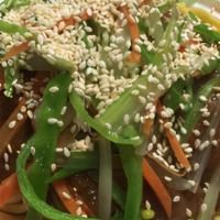 Cold Noodle With Hot Sesame Sauce · Hot and spicy.
