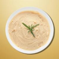 Hearty Hummus · Try our delicious homemade hummus, a blend of chickpeas and our signature tahini sauce, the ...