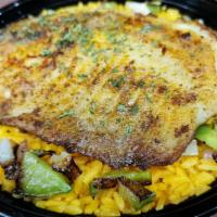 Seared Tilapia · Perfectly seasoned pan-seared tilapia.