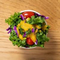 Kale Salad · Vegan, gluten free. With ginger vinaigrette.