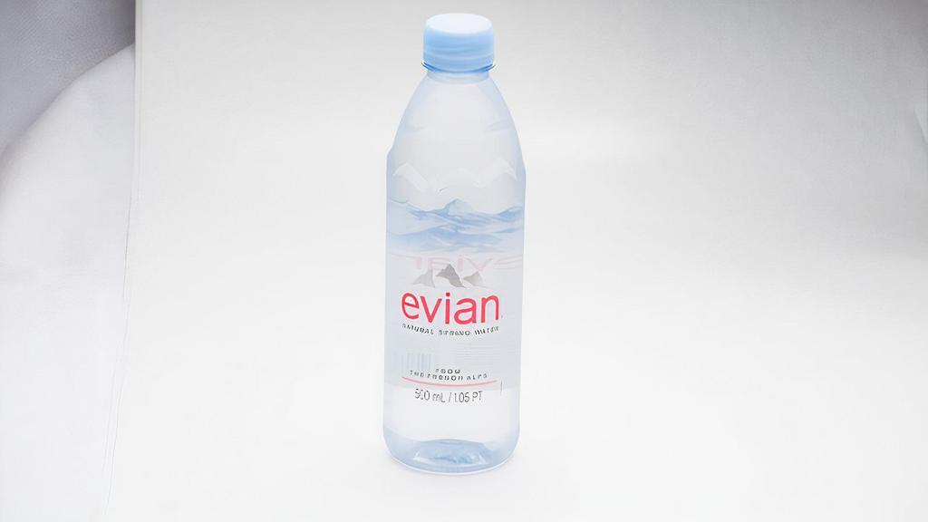 Mineral Water · Evian.