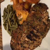 Grilled Tilapia · Southern marinated grilled filets.