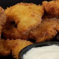 Chicken Tenders · All white meat chicken tenders. Served with crispy fries or potato tots.