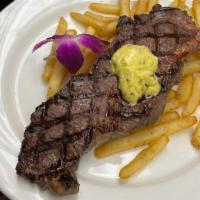 Cab New York Strip Steak  · 10oz. Certified Angus Beef center cut New York Strip, char-grilled to your taste and finishe...