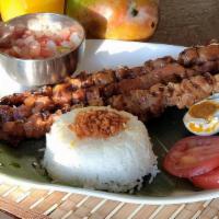 Chicken Bbq · America's favorite filipino style chicken BBQ. Served with steamed rice.