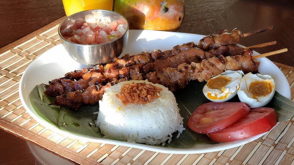 Chicken Bbq · America's favorite filipino style chicken BBQ. Served with steamed rice.