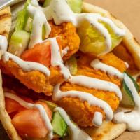 Fish On Pita (2 Pieces) · All-white swai fillet battered in Shah's famous recipe and placed on a fresh eight inch pita...