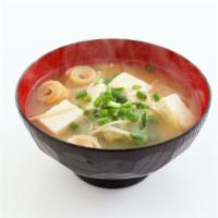 Miso Soup · Hot soup.