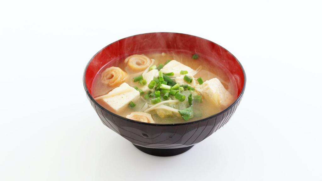 Miso Soup · Hot soup.