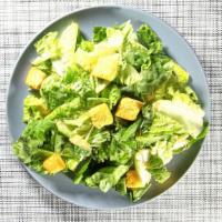 Caesar Salad · Romaine lettuce tossed with caesar dressing and croutons. Add grilled chicken for an additio...