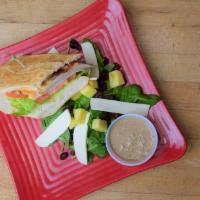 Salad & Sandwich Special · 1/2 salad and 1/2 sandwich. Add grilled chicken for an additional charge.