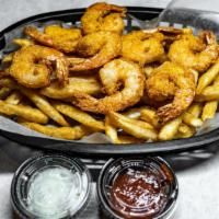 Fried Shrimp Basket (8 Pcs.) · Comes with Cajun fries or French fries.