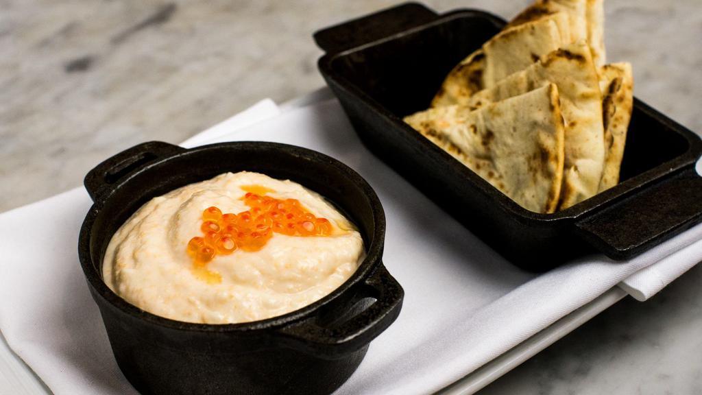 Taramosalata · Whipped salmon caviar mousse, peasant bread, scallions.