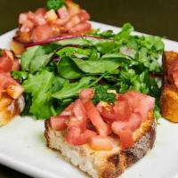 Lunch Bruschetta With Tomato · With basil, garlic and extra virgin olive oil.
