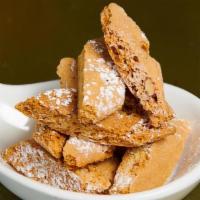 Cantucci Cookies · Homemade almond cookies.
