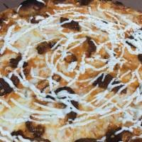 Chicken Bacon Ranch Pizza · Crispy chicken and bacon with our homemade ranch.