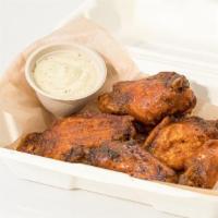 *Traditional Buffalo Jumbo Wings · Pick the classic with our house made Buffalo sauce, served with a side of blue cheese/ranch