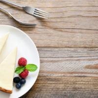 Classic Cheesecake · Classic cheesecake with a rich, dense, smooth, and creamy consistency.