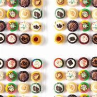 Latest & Greatest Cupcakes 100-Pack · PACKAGE DETAILS
Four of our latest and greatest 25-packs. 100 bite-size cupcakes.

HOW IT SH...