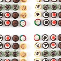 Party Safe Original Greats Cupcakes 100-Pack · PACKAGE DETAILS
Four of the peanut safe o.g. 25-packs. 100 bite-size cupcakes.

HOW IT SHIPS...