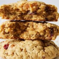 Oatmeal Apricot Cranberry · Classic oatmeal cookie with apricot and cranberry