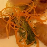 Vegetable Spring Roll · One of each roll.