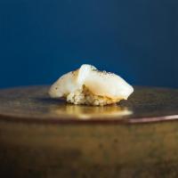 Hotate · Sea scallop. Served with chef's choice of toppings.