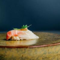 Madai · Japanese sea bream. Served with chef's choice of toppings.