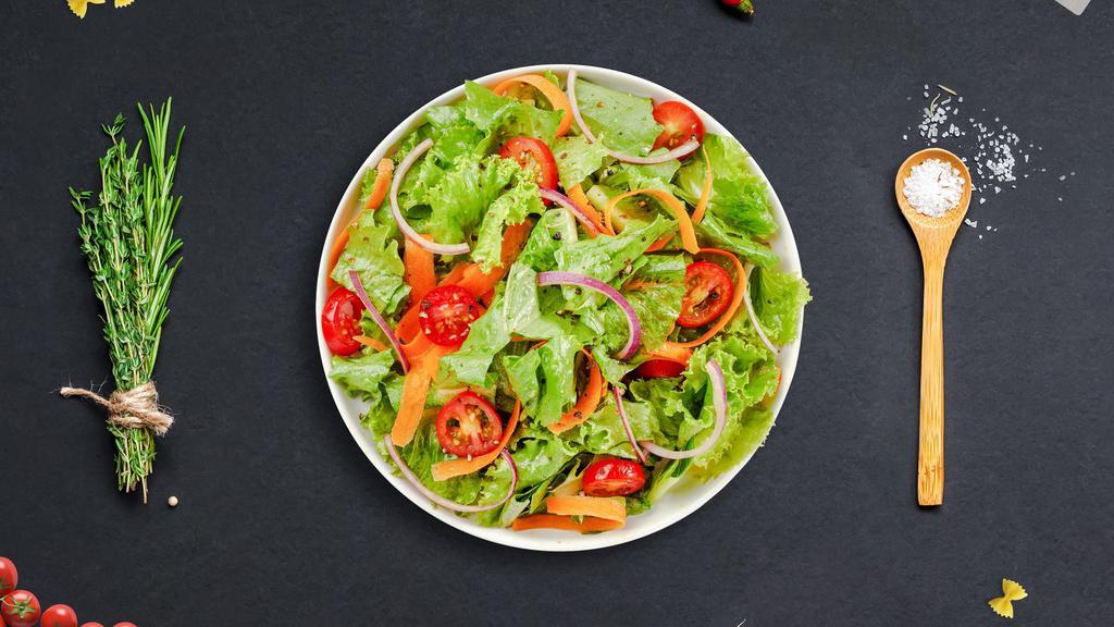 Romaine Empire Salad · Romaine lettuce with selected toppings.