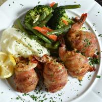 Stuffed Shrimp · filled with seafood stuffing