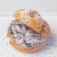 Puff Baomb · French Choux Pastry stuffed with a scoop of your favorite #Baonanas! Toppings Optional.
