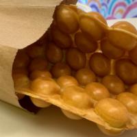 Bubble Waffle Only · Without ice cream, topping, syrup