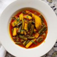 Vegetable Curry Over Rice · 