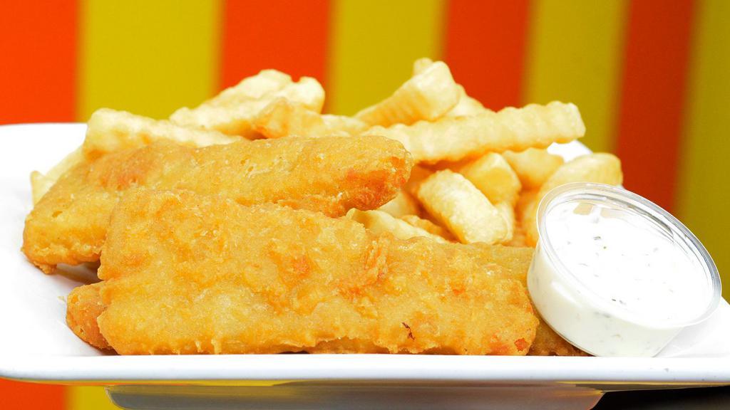 12 Fish & Chips · With chips.