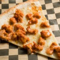 Buffalo Chicken Pizza (Slice) · Frank's Buffalo flavored chicken cubes on top of Mozzarella 
You can request Ranch dressing ...