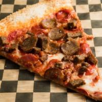 Meat Lover'S Pizza (Slice) · Meatball, sausage, pepperoni, and bacon bits.